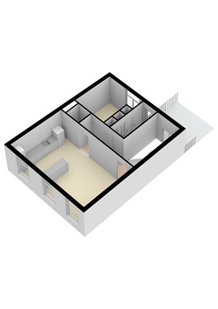 Plattegrond - Tentstraat 18b, 6291 BH Vaals - Tentstraat 18B Vaals - 2e Verdieping 3D.jpg